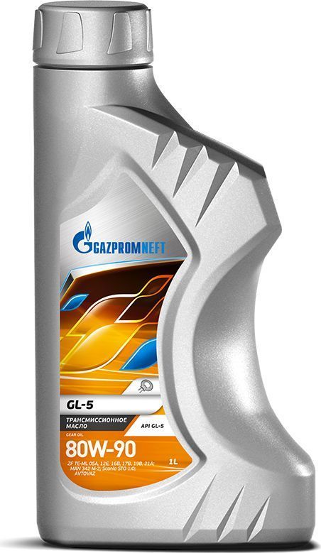 Масло трансмиссионное Gazpromneft 80/90 API GL-5 (0,9 кг, 1 л.)