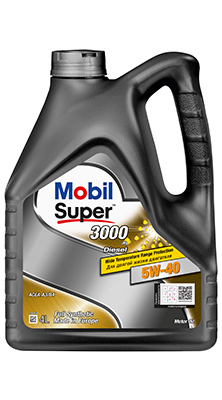 Масло моторное Mobil Super 3000 x1 Diesel 5/40 API CF (4 л.)