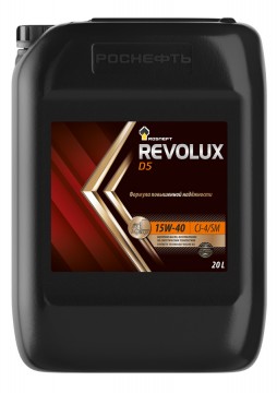 Масло моторное Роснефть Revolux D5 15/40 API CJ-4/SM (20 л.)