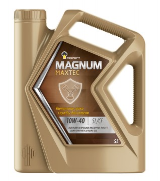 Масло моторное Роснефть Magnum Maxtec 10/40 API SL/CF (5 л.)