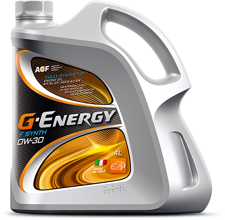 Масло моторное Gazpromneft G-Energy F Synth 0/30 API SL/CF (3,37 кг, 4 л.)