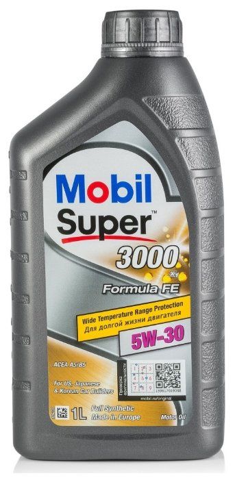 Масло моторное Mobil Super 3000 x1 Formula FE 5/30 API SL/CF (1 л.)