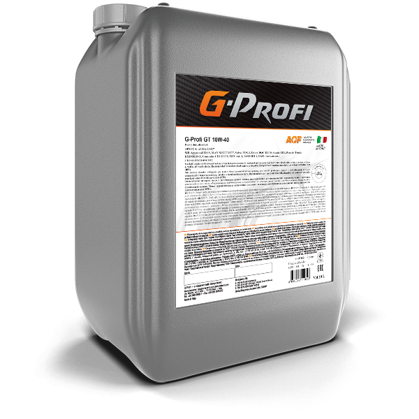 Масло моторное Gazpromneft G-Profi GT 10/40 API CI-4 ACEA E4/E7 (17,29 кг, 20 л.)