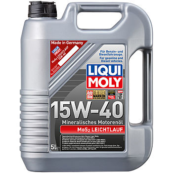 Масло моторное Liqui Moly MoS2 LeichtLauf 15/40 API SL/CF (5 л.)