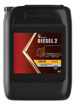 Масло моторное Роснефть Diesel 2 15/40 API CH-4/SJ (20 л.)