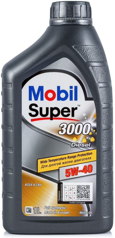 Масло моторное Mobil Super 3000 x1 Diesel 5/40 API CF (1 л.)