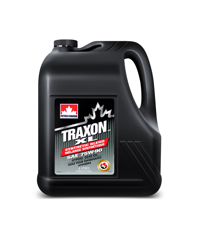 Масло трансмиссионное Petro Canada Traxon XL Synthetic Blend 75/90 API GL-4/GL-5/MT-1 (4 л.)