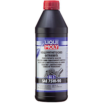 Масло трансмиссионное Liqui Moly Vollsynthetisches Getriebeoil 75/90 API GL-5 (1 л.)