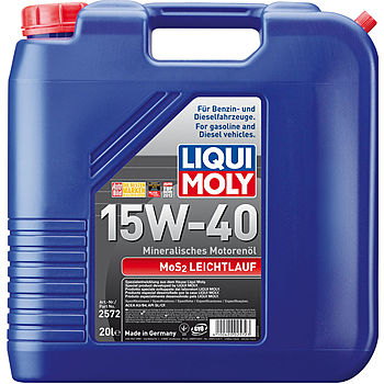 Масло моторное Liqui Moly MoS2 LeichtLauf 15/40 API SL/CF (20 л.)