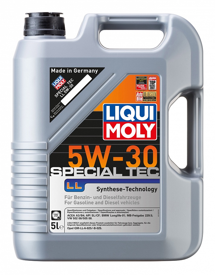 Масло моторное Liqui Moly Special Tec LL 5/30 API SL/CF (5 л.)