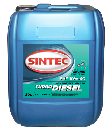 Масло моторное Sintoil/Sintec Turbo Diesel 10/40 API CF-4/CF/SJ (20 л.)