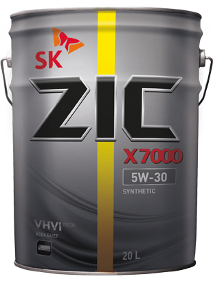 Масло моторное ZIC X7000 5/30 API CI-4 (20 л.)