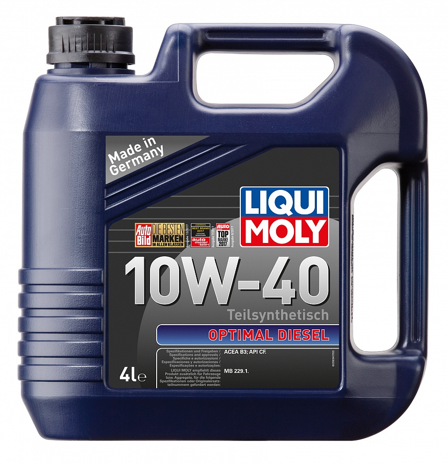Масло моторное Liqui Moly Optimal Diesel 10/40 API CF ACEA B3 (4 л.)