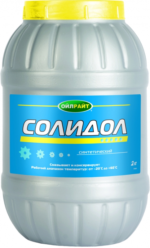 Смазка водостойкая консистентная Oill Right Солидол синтетический (2,1 кг.)