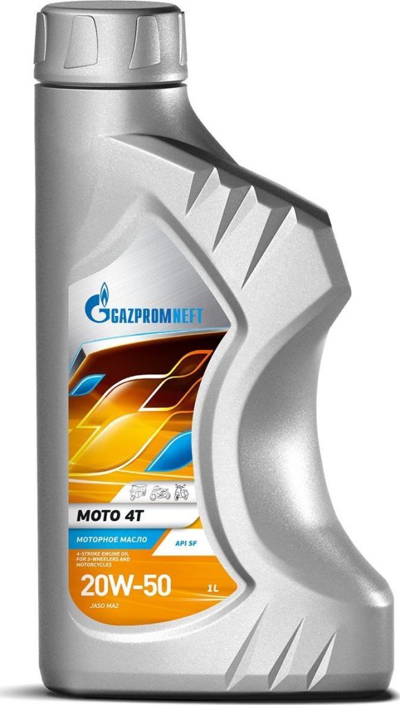 Масло моторное Gazpromneft Moto 4T 20/50 API SF (0,89 кг, 1 л.)