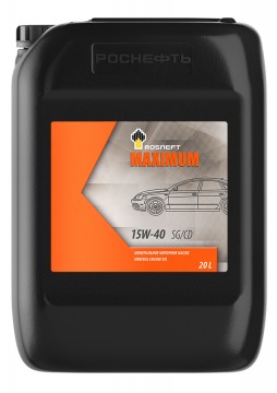 Масло моторное Роснефть Maximum 15/40 API SG/CD (20 л.)