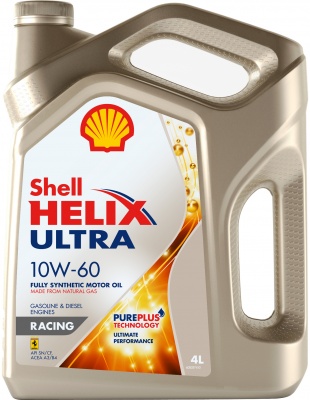 Масло моторное Shell Helix Ultra Racing 10/60 API SN/CF (4 л.)