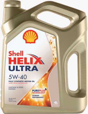 Масло моторное Shell Helix Ultra 5/40 API SN Plus ACEA A3/B4 (4 л.)
