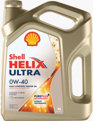 Масло моторное Shell Helix Ultra 0/40 API SN/CF (4 л.)