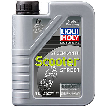 Масло моторное Liqui Moly Motorbike 2T Semisynth Scooter Street API TC (1 л.)