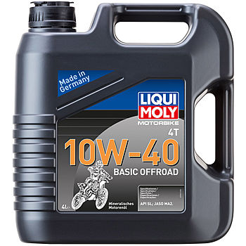 Масло моторное Liqui Moly Motorbike 4T Basic Offroad 10/40 API SN Plus (4 л.)