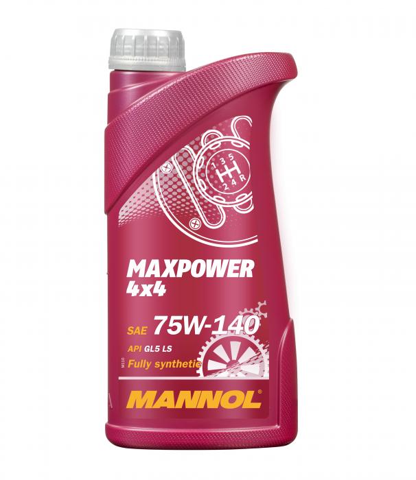 Масло трансмиссионное Mannol Maxpower 4×4 75/140 API GL-5 (1 л.)