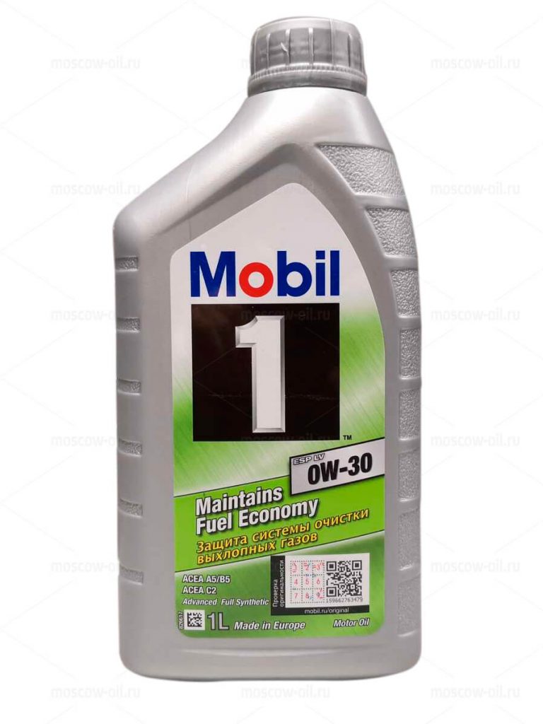 Моторное масло Mobil 1 ESP LV 0W-30