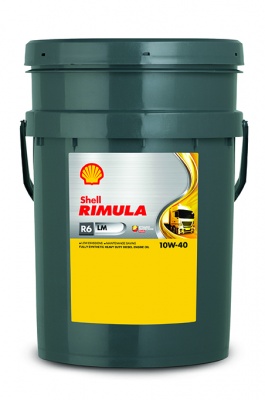 Масло моторное Shell Rimula R6 LM 10/40 API CJ-4 (20 л.)