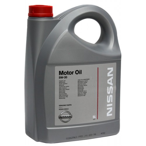 Масло моторное Nissan Motor Oil 5/30 API SM/CF (5 л.)