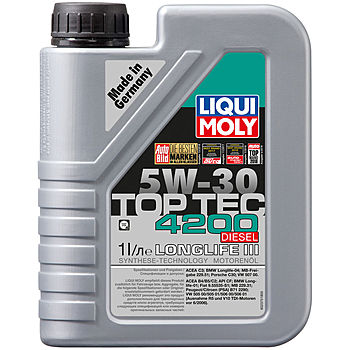 Масло моторное Liqui Moly Top Tec 4200 Diesel 5/30 API CF ACEA C3 (1 л.)