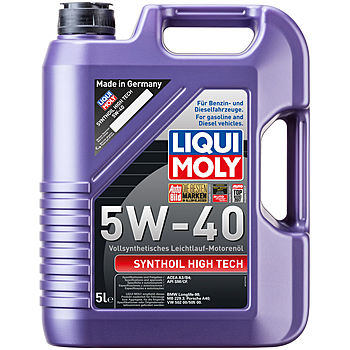 Масло моторное Liqui Moly Synthoil High Tech 5/40 API SM (5 л.)