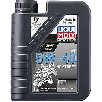 Масло моторное Liqui Moly Motorbike 4T HC Street 5/40 API SN Plus (1 л.)