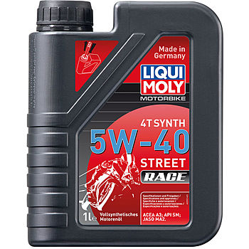 Масло моторное Liqui Moly Motorbike 4T Synth Street Race 5/40 API SM (1 л.)