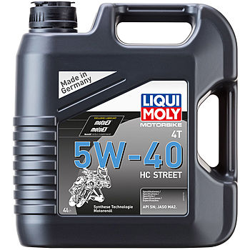 Масло моторное Liqui Moly Motorbike 4T HC Street 5/40 API SN Plus (4 л.)