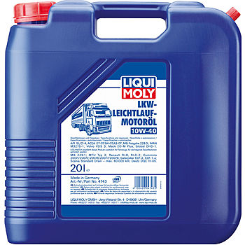 Масло моторное Liqui Moly LKW LeichtLauf Motoroil Basic 10/40 API CI-4/SL (20 л.)