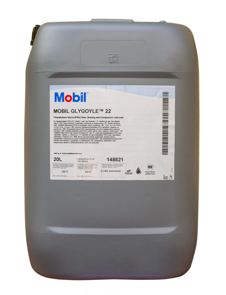Циркуляционное масло Mobil Glygoyle 22