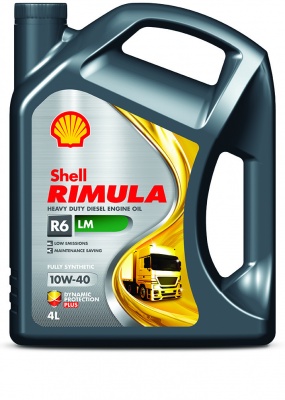 Масло моторное Shell Rimula R6 LM 10/40 API CJ-4 (4 л.)
