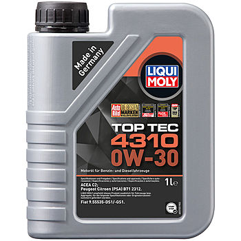 Масло моторное Liqui Moly Top Tec 4310 0/30 ACEA C2 (1 л.)