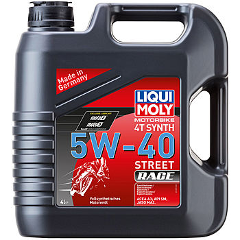 Масло моторное Liqui Moly Motorbike 4T Synth Street Race 5/40 API SM (4 л.)