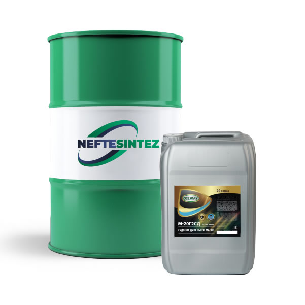 Масло моторное Нефтесинтез М20Г2СД SAE 50 API CC (180 кг, 216,5 л.)