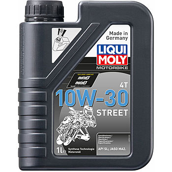 Масло моторное Liqui Moly Motorbike 4T Street 10/30 API SN Plus (1 л.)