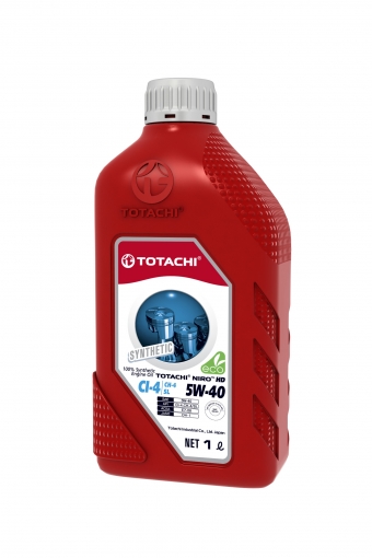 Масло моторное TOTACHI NIRO HD Synthetic 5/40 API CI-4/CH-4/SL (1 л.) пласт.