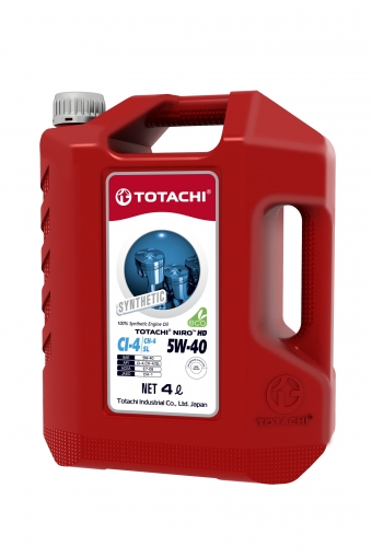Масло моторное TOTACHI NIRO HD Synthetic 5/40 API CI-4/CH-4/SL (4 л.) пласт.