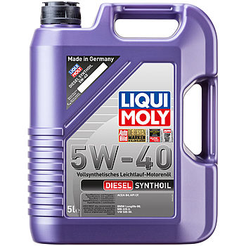 Масло моторное Liqui Moly Diesel Synthoil 5/40 API CF ACEA A3/B4 (5 л.)