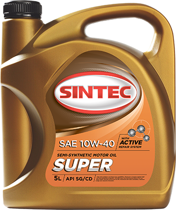 Масло моторное Sintoil/Sintec Супер 10/40 API SG/CD (4 л.)