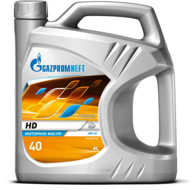 Масло моторное Gazpromneft HD 40 API CC (3,59 кг, 4 л.)