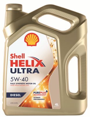 Масло моторное Shell Helix Ultra Diesel 5/40 API CF ACEA A3/B4 (4 л.)