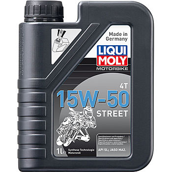 Масло моторное Liqui Moly Motorbike 4T Street 15/50 API SN Plus (1 л.)