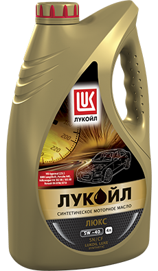 Масло моторное Лукойл ЛЮКС полусинтетическое 5/40 API SL/CF (1 л.)