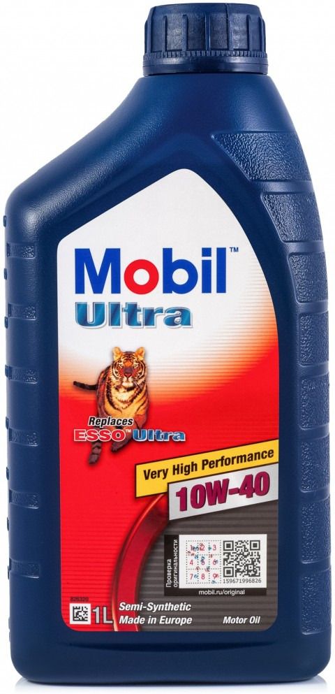 Масло моторное Mobil Ultra 10/40 API SN Plus ACEA A3/B3 (1 л.)